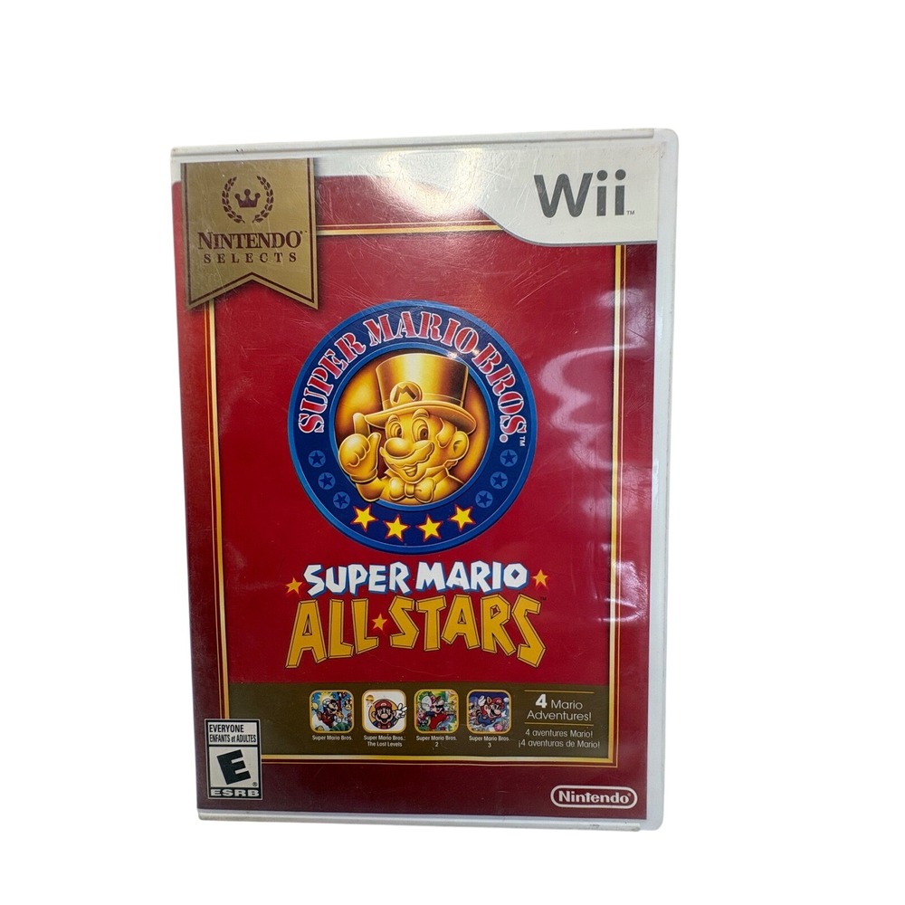 Super Mario All-Stars Nintendo Selects Wii 25th Anniversary Edition Vintage